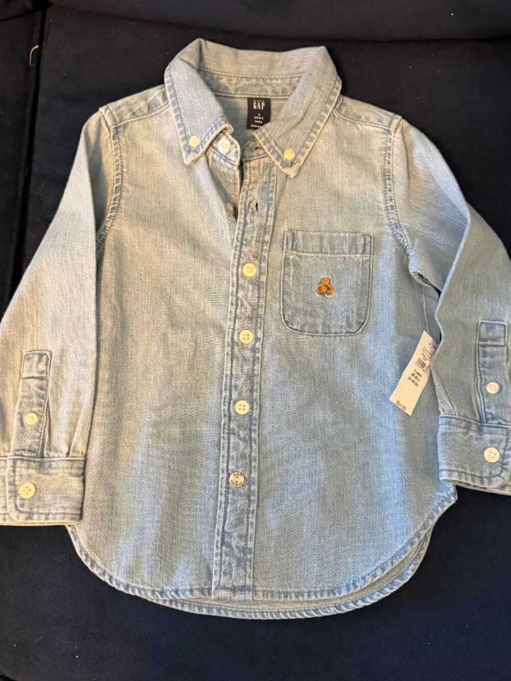 New w/ Tags - Gap Denim Shirt - 3T